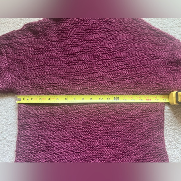 UpWest Turtleneck Tunic Sweater: Maroon - Picture 5 of 9